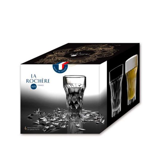 Verres à bière SILEX 42 cl - Set de 4