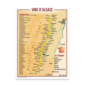 Carte Postale Vins d'Alsace