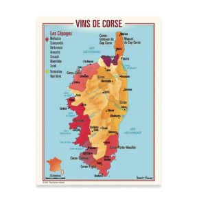 Carte Postale Vins de Corse