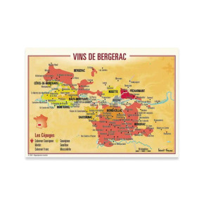 Carte Postale Vins de Bergerac