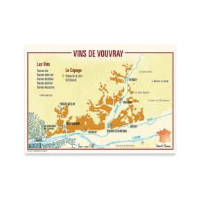 Carte Postale Vins de Vouvray