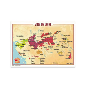 Carte Postale Vins de Loire