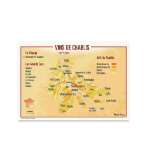 Carte Postale Vins de Chablis