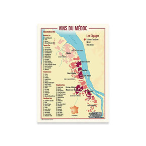 Carte Postale Vins du Médoc