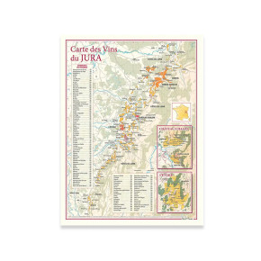 Carte des Vins du Jura - 30...