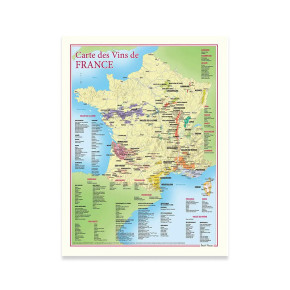 Carte des Vins de France -...